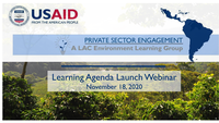 LAC Environment PSE Learning Agenda Launch
