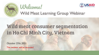 In this webinar, Dr. Alegria Olmedo shares her work on wild meat consumer analysis in Vietnam. Her work in the field of illegal wildlife trade has focused on demand reduction campaigns in Vietnam, particularly the use of celebrities as behavior influencers and most recently on the consumption of pangolin products and wild meat in Ho Chi Minh City. Her research has endeavored to identify consumers and build understanding of target audiences to explore how consumption behavior can be addressed.