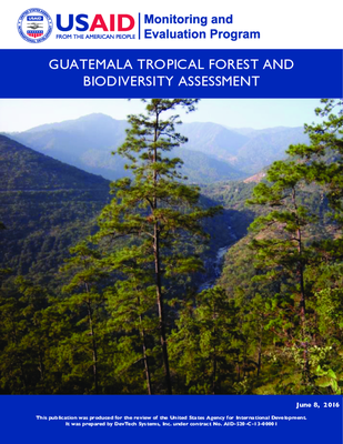 Guatemala Tropical Forest and Biodiversity Assessment